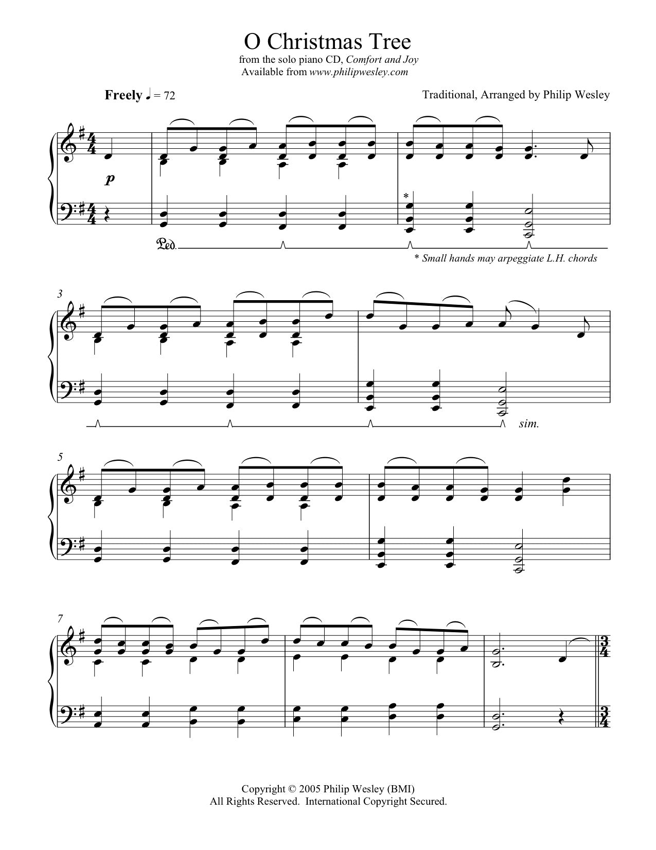 O Christmas Tree - Comfort and Joy - Sheet Music