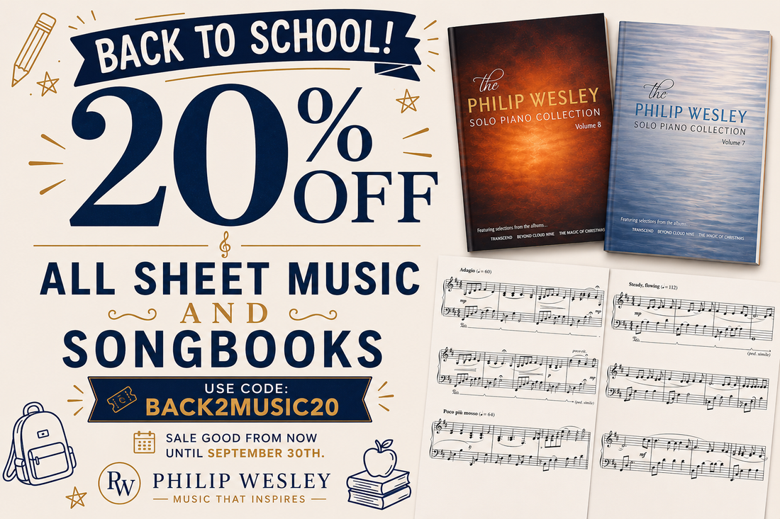 20% off Sheet Music & Songbooks