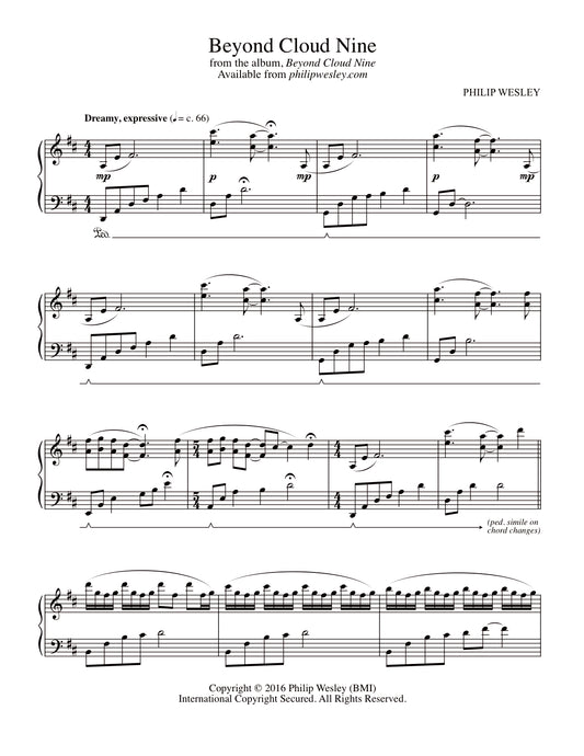 Beyond Cloud Nine - Beyond Cloud Nine - Sheet Music